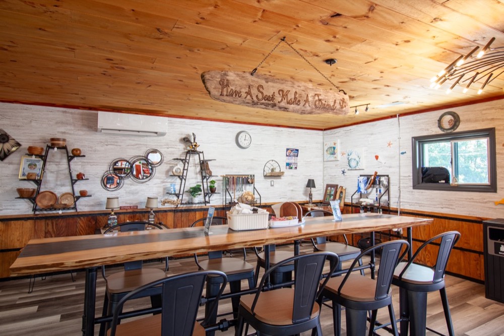 The dining room at The Lakehouse Kitchen